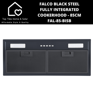 Falco Black Steel Fully Integrated Cookerhood - 85cm FAL-85-BISB