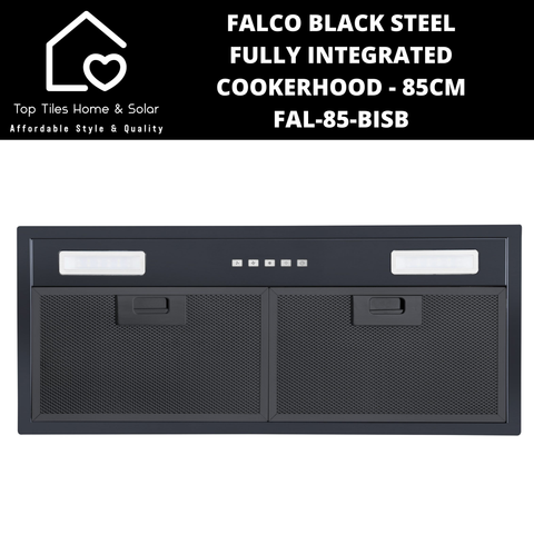 Falco Black Steel Fully Integrated Cookerhood - 85cm FAL-85-BISB