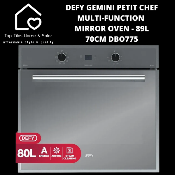 Defy Gemini Petit Chef Multi-Function Mirror Oven - 89L 70cm DBO775