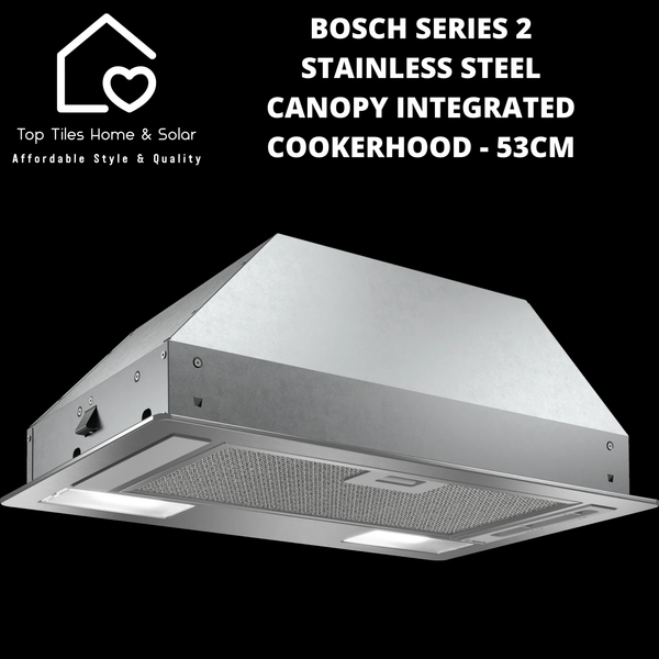 Bosch Series 2 - Stainless Steel Canopy Integrated Cookerhood - 53cm