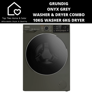 Grundig Onyx Grey Washer & Dryer Combo -  10kg Washer 6kg Dryer