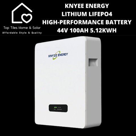 Knyee Energy Lithium LiFePo4 High-Performance Solar Battery - 44V 100Ah 5.12kWh