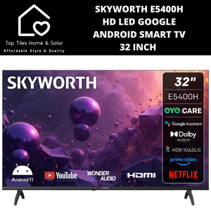 Skyworth HD LED Google Android Smart TV - 32 Inch E5400H