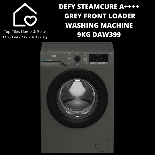 Defy SteamCure A+++ Grey Front Loader Washing Machine - 9kg DAW399