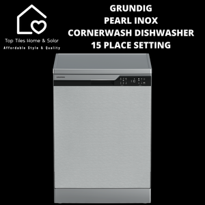Grundig Pearl Inox CornerWash Dishwasher - 15 Place Setting