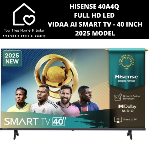 Hisense 40A4Q Full HD LED Vidaa Smart TV - 40 Inch