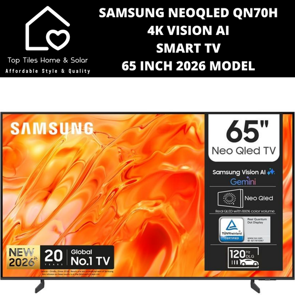 Samsung NeoQLED QN70H 4K Samsung Vision AI Smart TV - 65 Inch 2026 Model