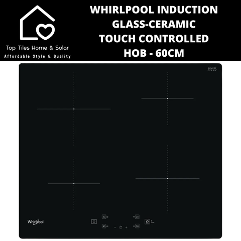 Whirlpool Induction Glass-Ceramic Touch Controlled Hob - 60cm