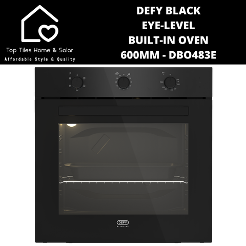 Defy Black Eye-level Built-in oven - 600mm DBO483E