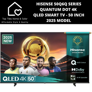 Hisense 50Q6Q Series Quantum Dot 4K QLED Smart TV - 50 Inch 2025 MODEL