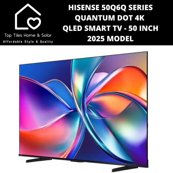 Hisense 50Q6Q Series Quantum Dot 4K QLED Smart TV - 50 Inch 2025 MODEL