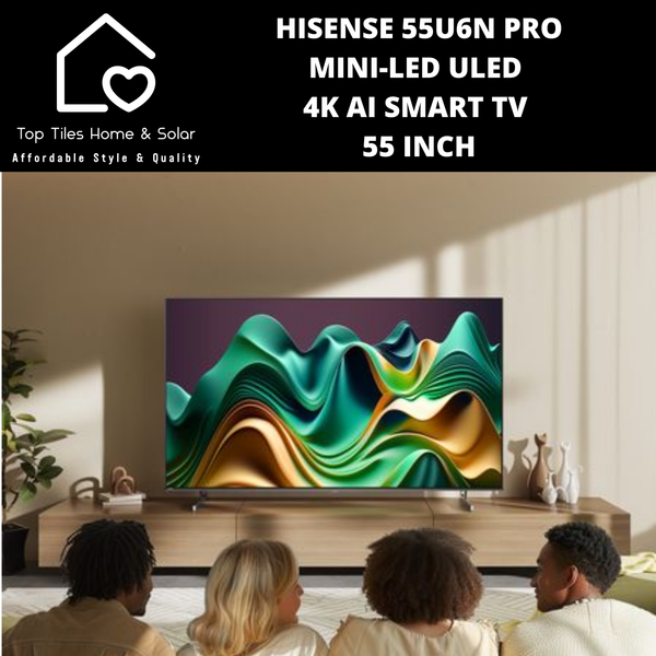 Hisense 5U6N Pro Mini-LED ULED 4K Ai Smart TV - 55 Inch