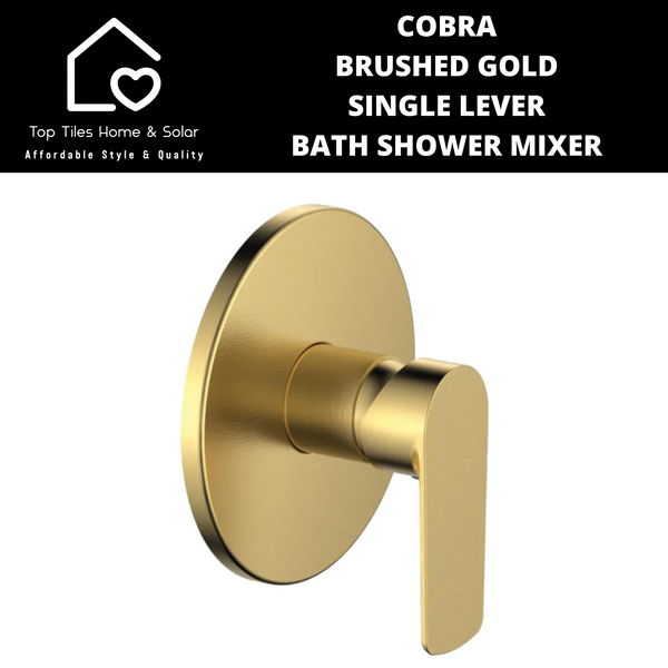 Cobra Brushed Gold Single Lever Bath Shower Mixer