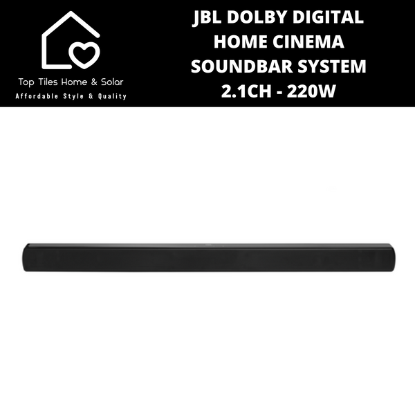 JBL Dolby Digital Home Cinema Soundbar System 2.1CH - 220W