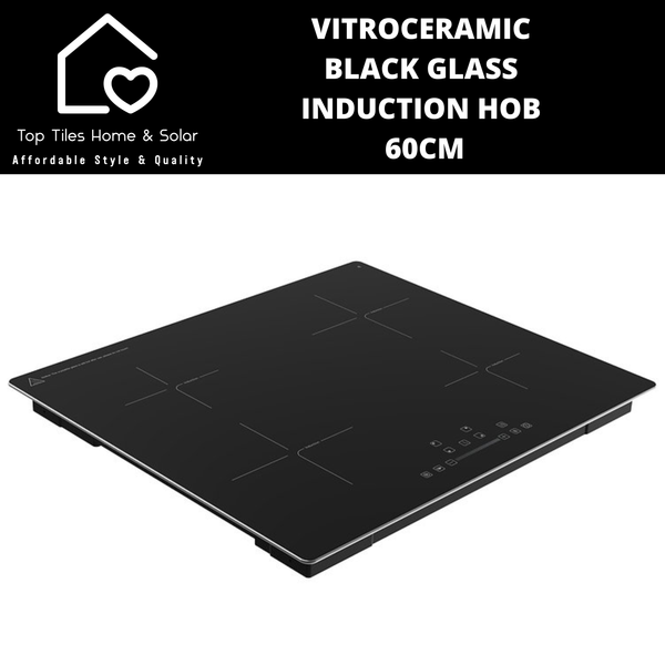 Vitroceramic Black Glass Built In Induction Hob - 60cm