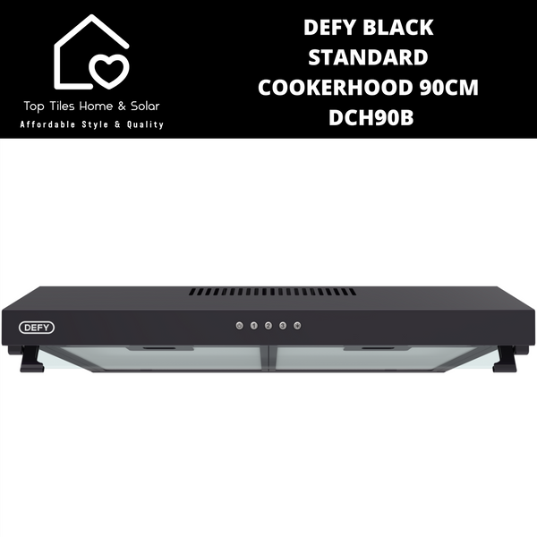 Defy Black Standard Cookerhood - 90cm DCH90B