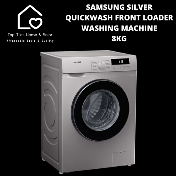 Samsung Silver QuickWash Front Loader Washing Machine - 8kg