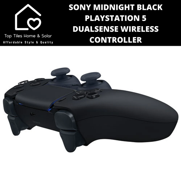 Sony Midnight Black PlayStation 5 DualSense Wireless Controller