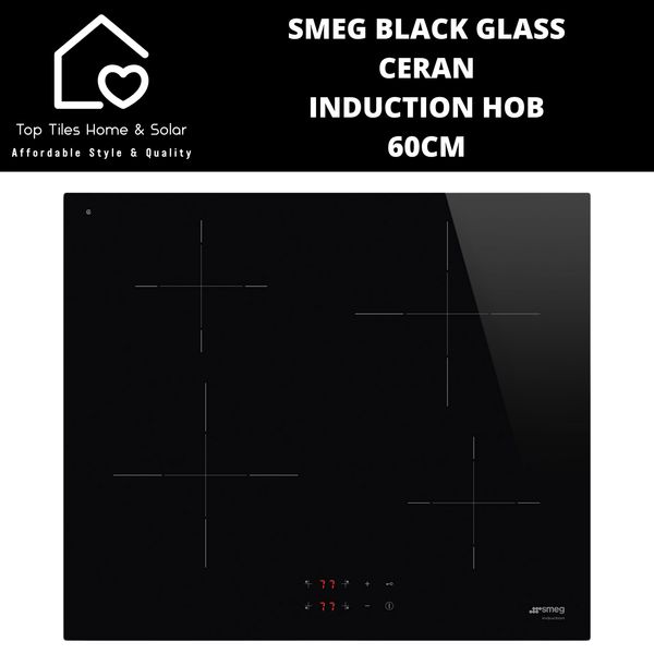 Smeg Black Glass Ceran Induction Hob - 60cm