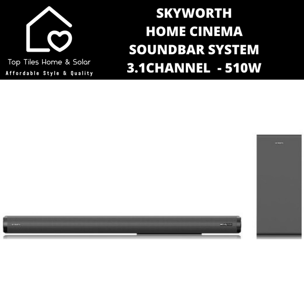 Skyworth Home Cinema Soundbar System 3.1Channel  - 510W