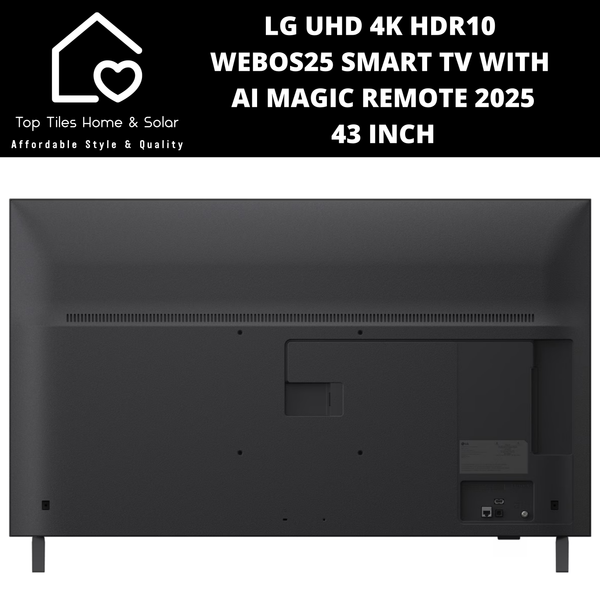 LG UHD 4K HDR10 WebOS25 Smart TV with AI Magic Remote 2025 - 43 Inch