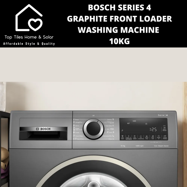 Bosch Series 4 - Graphite Front Loader Washing Machine - 10kg