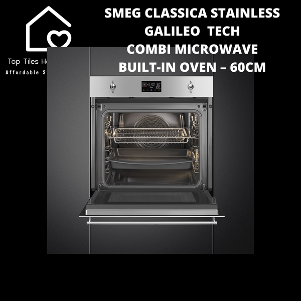Smeg Classica Stainless Galileo Tech Combi Microwave Built-in Oven – 60cm