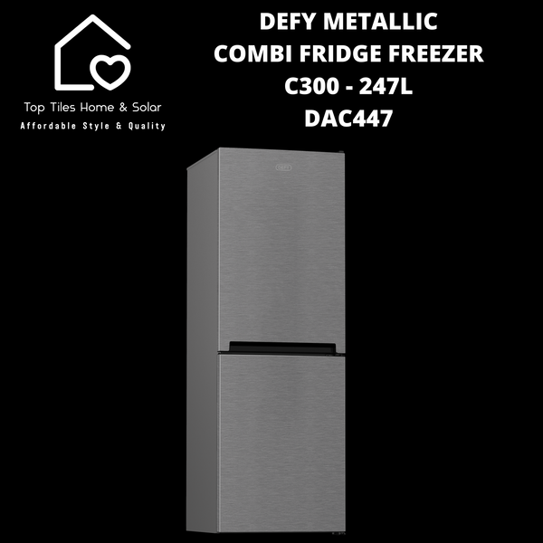 Defy Metallic Combi Fridge Freezer C300 - 247L DAC447