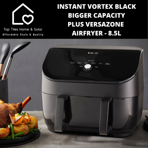 Instant Vortex Black Bigger Capacity Plus VersaZone  Airfryer - 8.5L