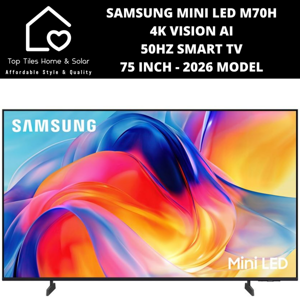 Samsung Mini LED M70H 4K Vision AI 50Hz Smart TV - 75 Inch 2026 MODEL