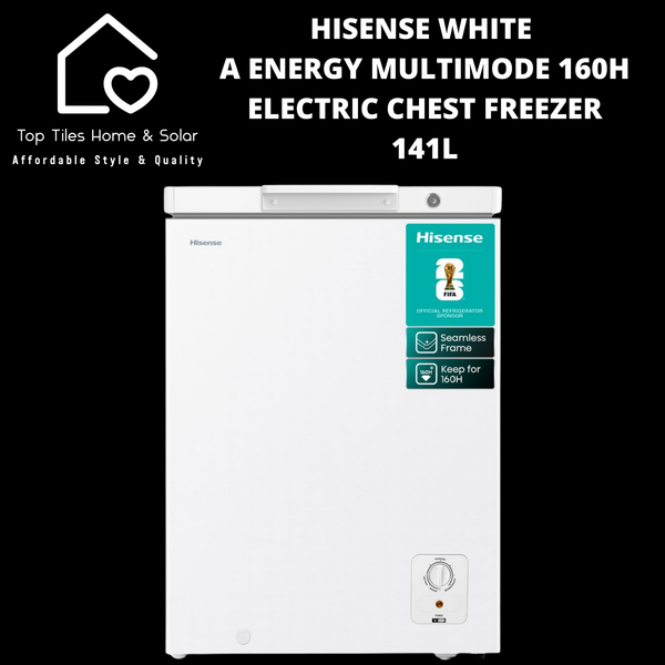 Hisense White A Energy Multimode 160H Electric Chest Freezer - 141L