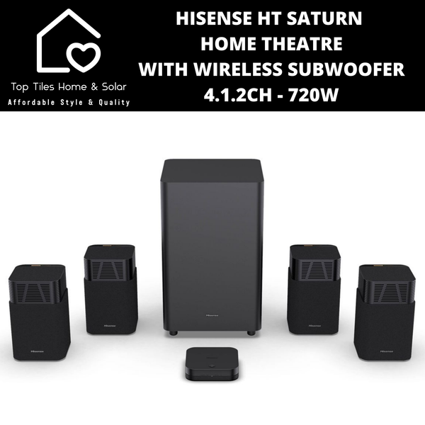 Hisense HT Saturn Home Theatre with Wireless Subwoofer 4.1.2Ch - 720W