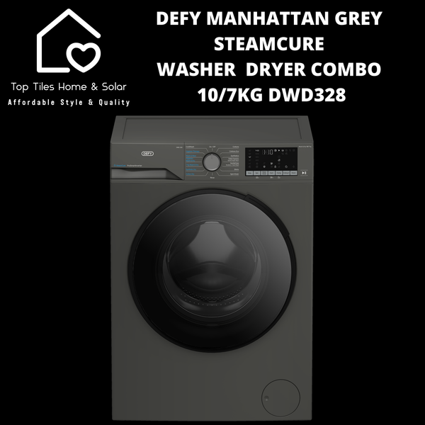 Defy Grey SteamCure Washer  Dryer Combo -  10/7kg DWD328