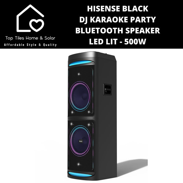 Hisense DJ Karaoke Party Bluetooth Speaker LED Lighting - 500W