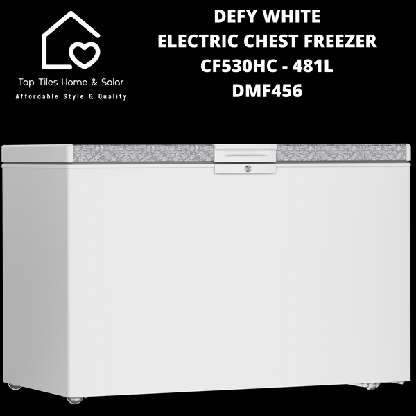 Defy White Electric Chest Freezer CF530HC - 481L DMF456