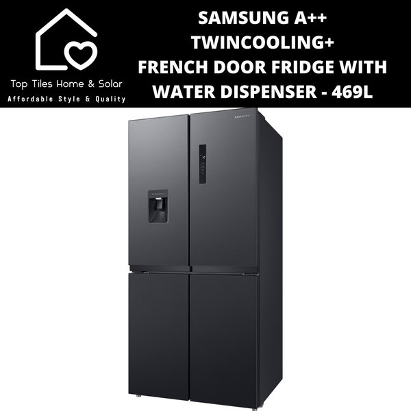 Samsung A++ TwinCooling+ French Door Fridge with Water Dispenser - 469L