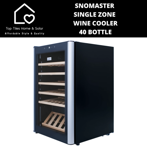 SnoMaster Single Zone Wine Cooler - 40 Bottle