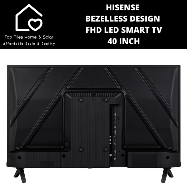 Hisense Bezelless Design FHD LED Smart TV - 40 Inch
