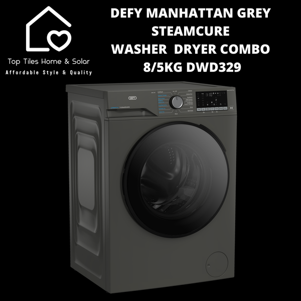 Defy Grey SteamCure Washer  Dryer Combo - 8/5kg Dryer DWD329