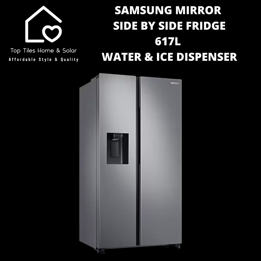 Double door fridge with deals water and ice dispenser