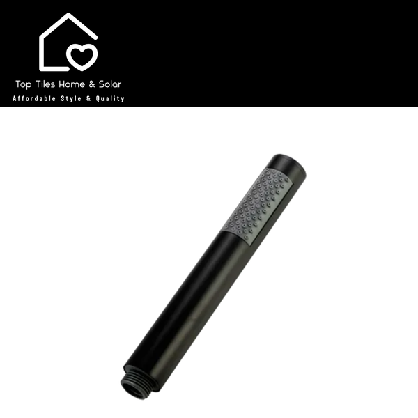 Gio Matte Black Round Handshower with Flexi Hose