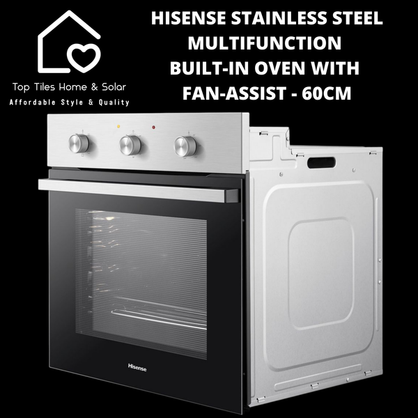 Hisense Stainless Steel Multifunction Built-in Oven With Fan-Assist - 60cm
