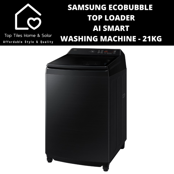 Samsung EcoBubble Top Loader Ai Smart Washing Machine - 21kg