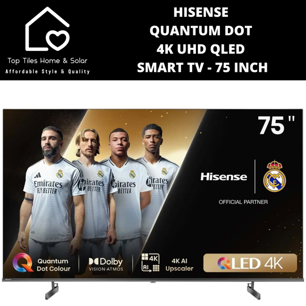Hisense Quantum Dot 4K UHD QLED Smart TV - 75 Inch