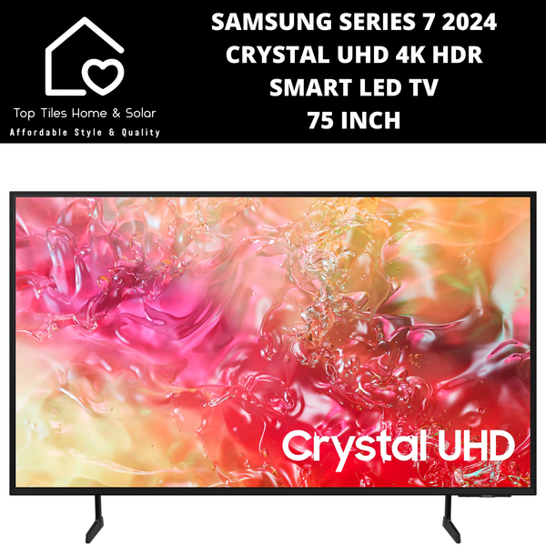 Samsung Series 7 2024 - Crystal UHD 4K HDR Smart LED TV - 75 Inch
