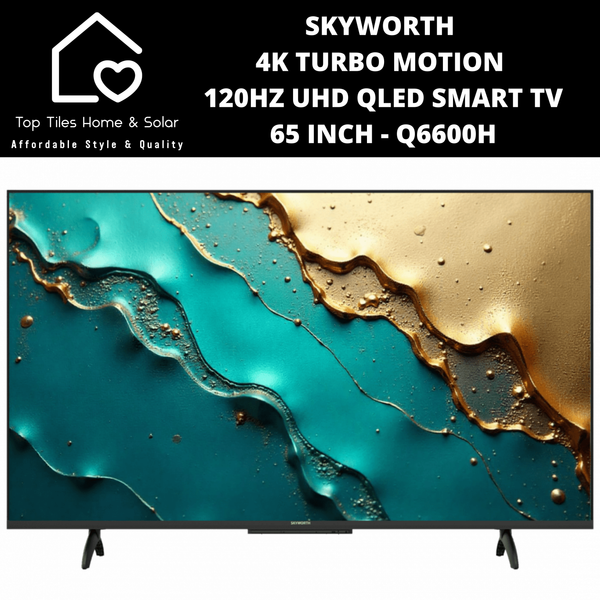 Skyworth 4K Turbo Motion 120Hz UHD QLED Smart TV - 65 Inch Q6600H