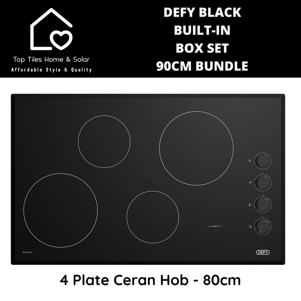 Defy Black Built-in Box Set - 90cm Bundle