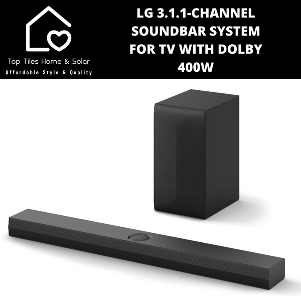LG 3.1.1-Channel Soundbar System For TV with Dolby- 400W
