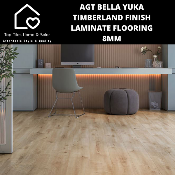 AGT Bella Yuka Timberland Finish Laminate Flooring - 8mm