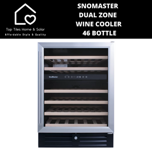 SnoMaster Dual Zone Wine Cooler - 46 Bottle
